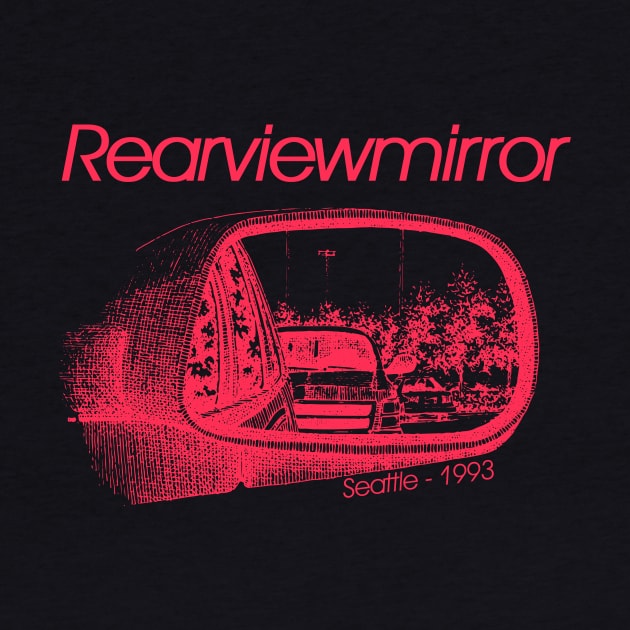 Rearviewmirror, Car driving Grunge T-shirt for jam lovers by reyboot